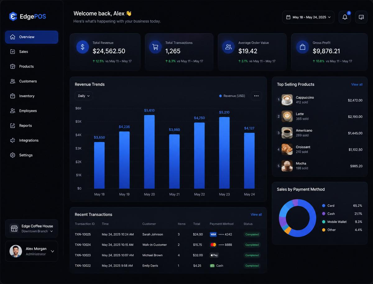 EdgePOS product preview